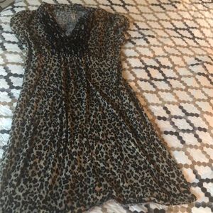 Leopard print dress